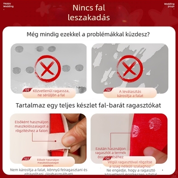 Esküvői terem háttérkészlet – kétoldalas bársonyhátter és faliképek (Anyag: flocking; Alkalom: esküvő; Kategória: helyszín-elrendezési rekvizitek; Anyag típusa: szalag)