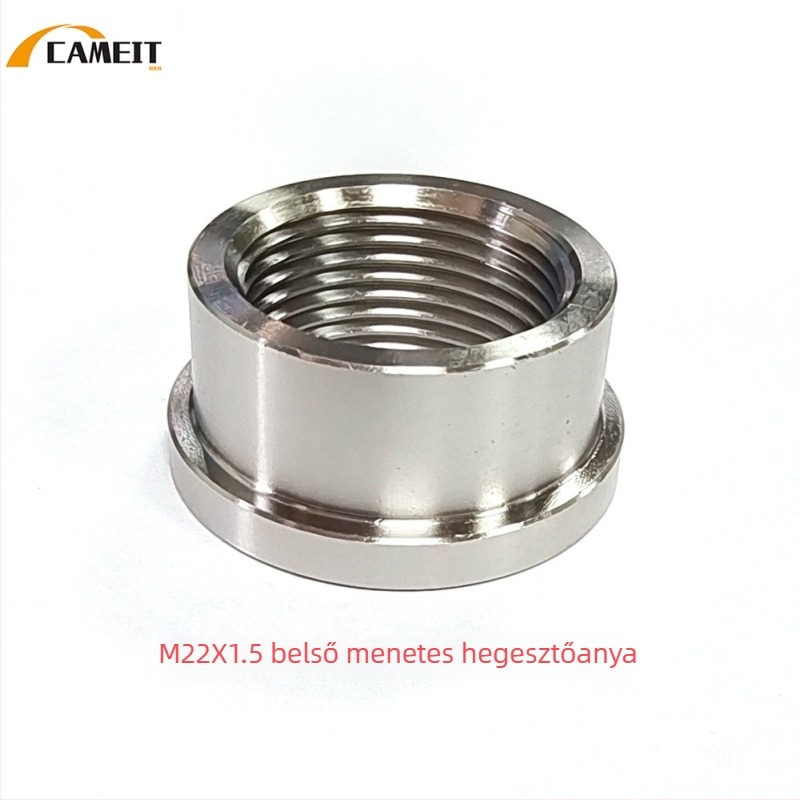 M22x1.5 rozsdamentes acélhegesztett anya a kipufogócső-adapterhez – autójavítási alkatrészek