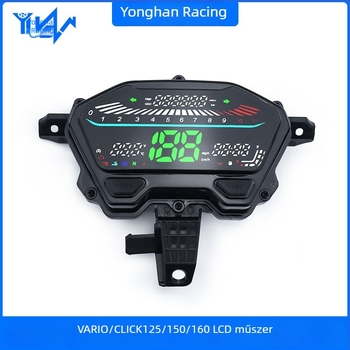 LCD műszerfal motorkerékpárhoz VARIO125/CLICK125/150/160 – 12V tápegység, modell VARIO125/CLICK125/150/160, kompatibil HONDA VARIO125/CLICK125/150/160, SHARK POWER