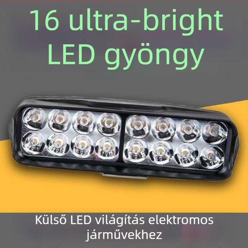 Tahongrui 12-80V autó lámpa – LED reflektorok, műanyag ház, felhatalmazott magánmárka