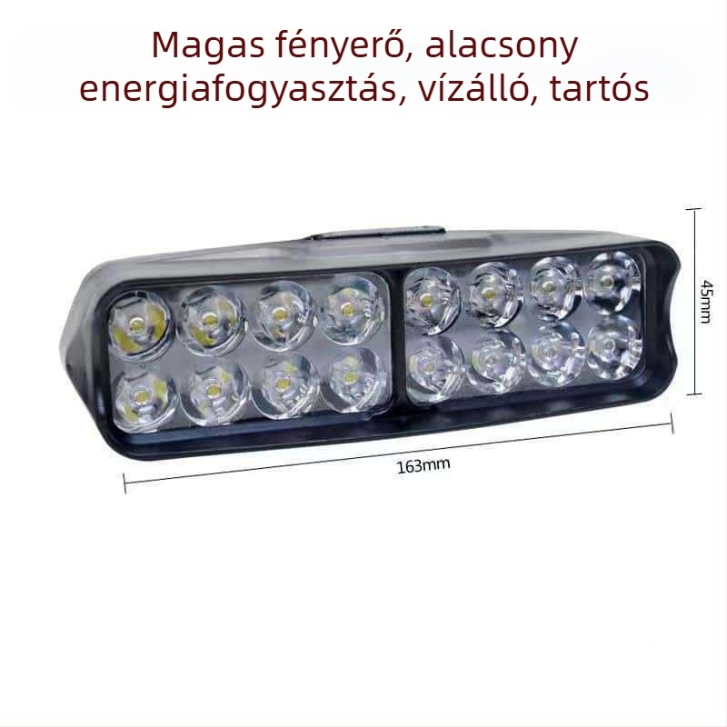 Tahongrui 12-80V autó lámpa – LED reflektorok, műanyag ház, felhatalmazott magánmárka