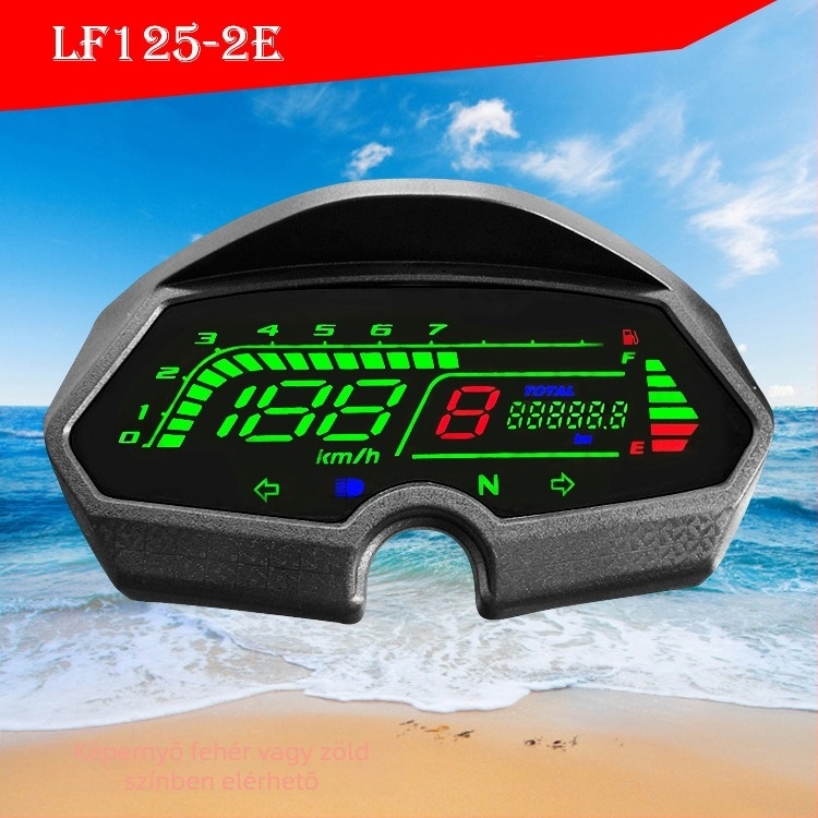 Digitális tachométer Victory Nitro125 CCR/LF125-2E-hez LED kijelzővel, 1% pontosság, súly 950 g