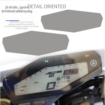 Motoros kerékpár műszerfalvédő fólia – karcolásálló, kompatibilis Yamaha FZ-09 MT-09 2013-2021