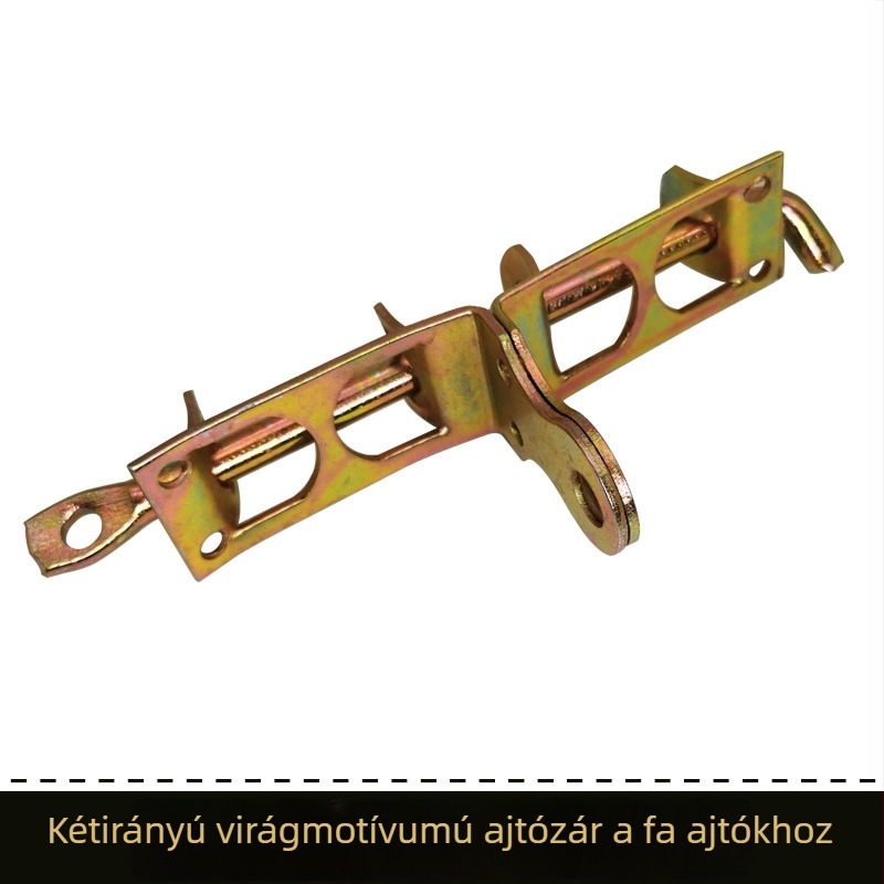 Vasból készült vintage ajtózár kettős irányú kialakítással, testreszabás nélkül