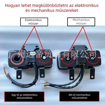 CMK GS125/150 motorkerékpár műszerfala odometrummal, tachométerrel és elektronikus sebességmérővel