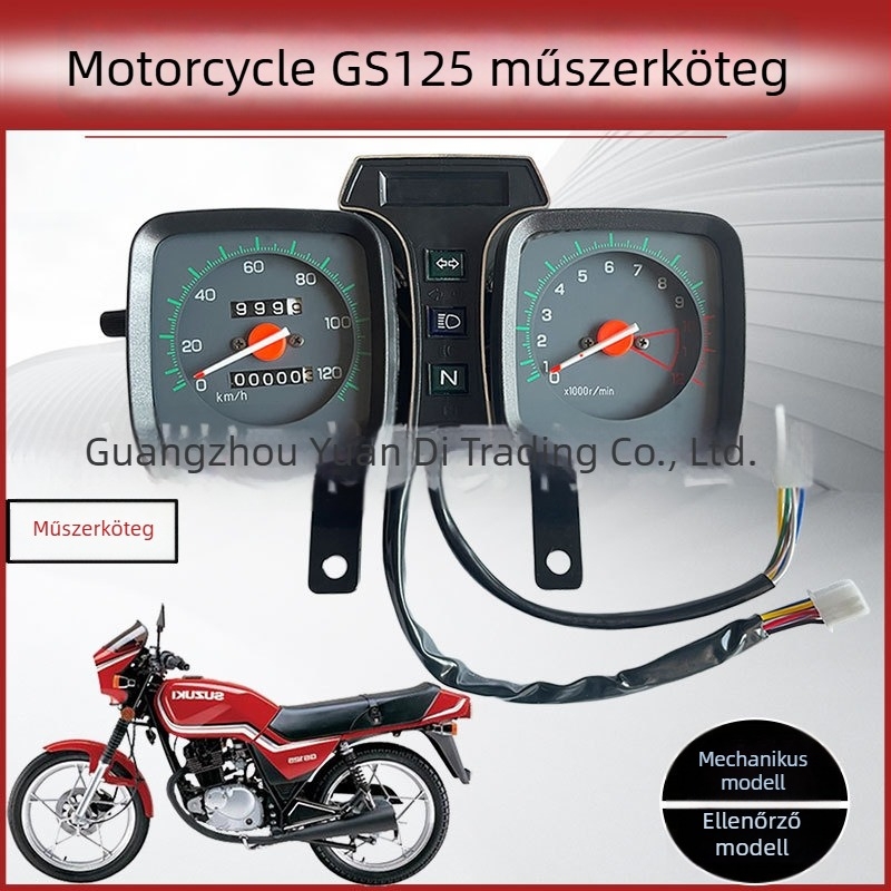 CMK GS125/150 motorkerékpár műszerfala odometrummal, tachométerrel és elektronikus sebességmérővel