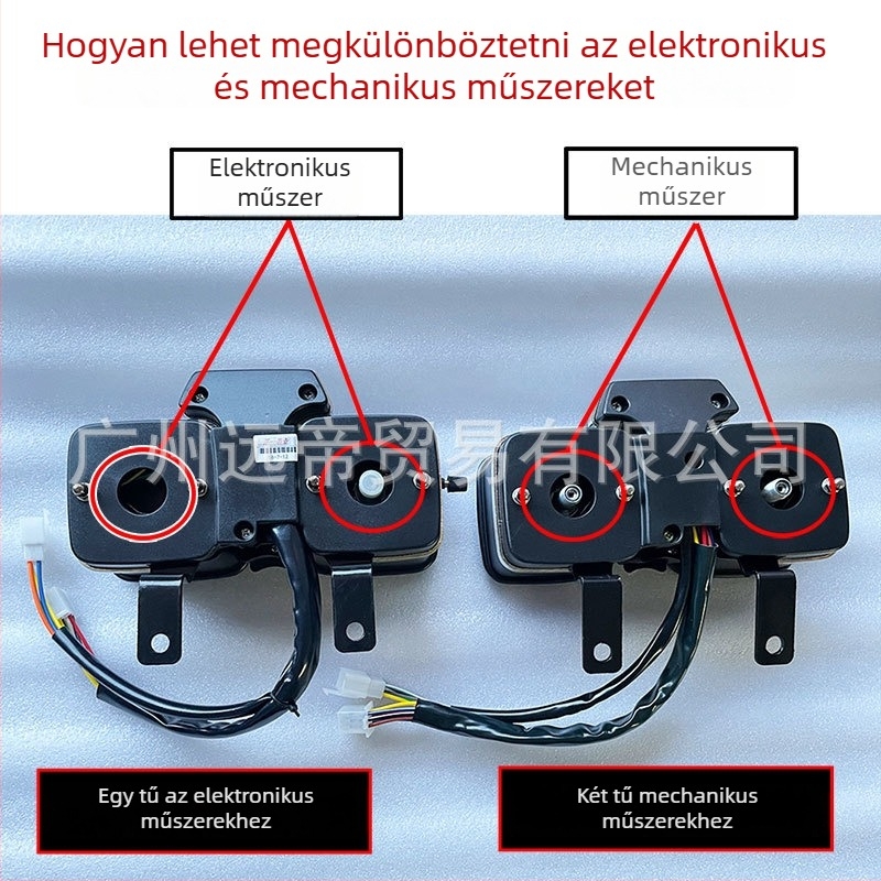 CMK GS125/150 motorkerékpár műszerfala odometrummal, tachométerrel és elektronikus sebességmérővel