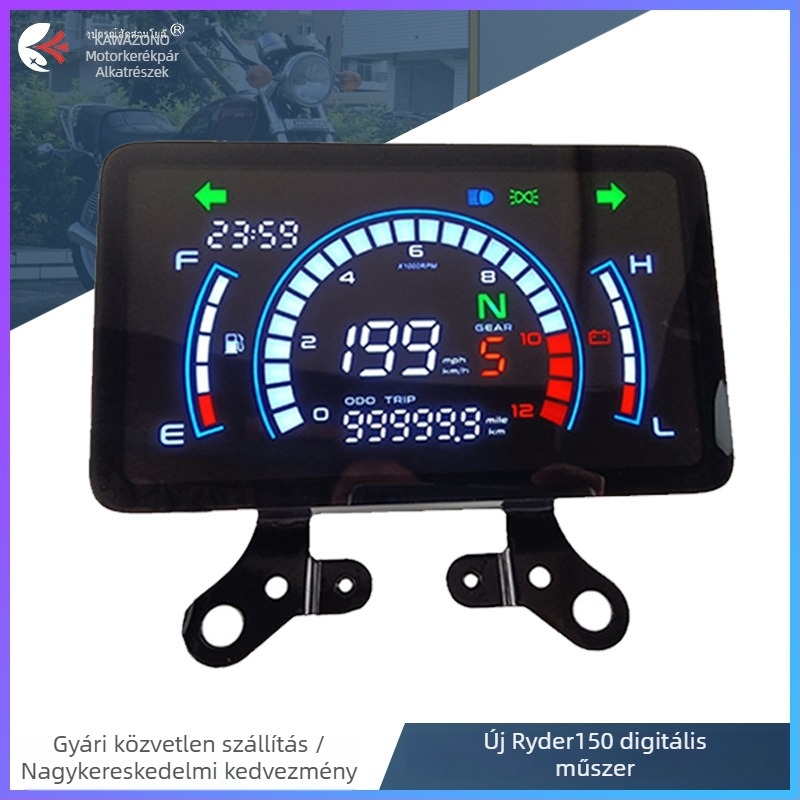 Vento Ryder150 LCD műszerfal CM150, ABS, tömeg 550 g