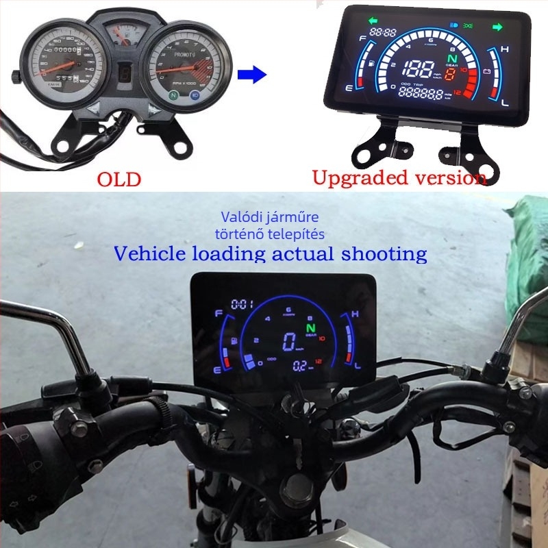 Vento Ryder150 LCD műszerfal CM150, ABS, tömeg 550 g