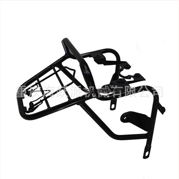 Jialing terepmotorkerékpárhoz szánt előre rögzítő váz — acél, műanyag permetezés felületkezelés, modell HYP-QHJ-006, felső nyílás 160, alsó nyílás 260