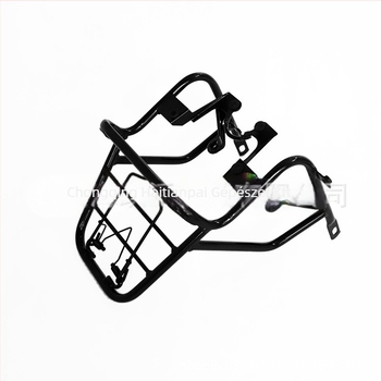 Jialing terepmotorkerékpárhoz szánt előre rögzítő váz — acél, műanyag permetezés felületkezelés, modell HYP-QHJ-006, felső nyílás 160, alsó nyílás 260