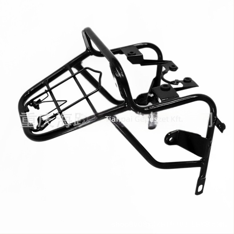 Jialing terepmotorkerékpárhoz szánt előre rögzítő váz — acél, műanyag permetezés felületkezelés, modell HYP-QHJ-006, felső nyílás 160, alsó nyílás 260