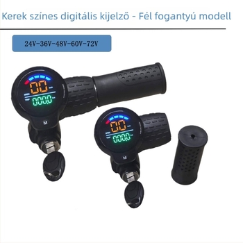 Gázmarkolat és sebességszabályozó elektromos hójáróhoz felosztott kormányruddal