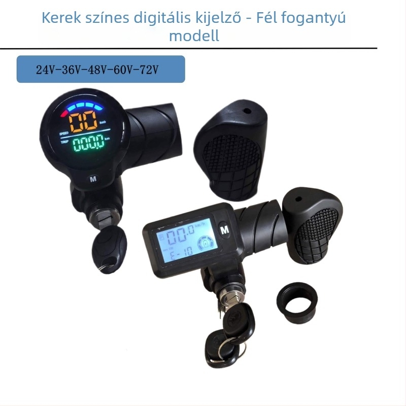 Gázmarkolat és sebességszabályozó elektromos hójáróhoz felosztott kormányruddal