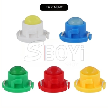 LED műszerfal világítás autóhoz, modell T3, COB fényforrás, 12V, 1W, 6000K