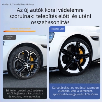 Kerékagyfedél Xiaomi SU7, műanyag, Changzhou-i eredet, kompatibil Xiaomi SU7 modellekkel, általános célú