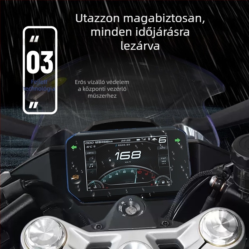 Min Chao műszerfal-kivitel és képernyőház Chunfeng 450SR/NK/MT motorkerékpárhoz – 23 modellhez illeszkedik, 250SR kijelző