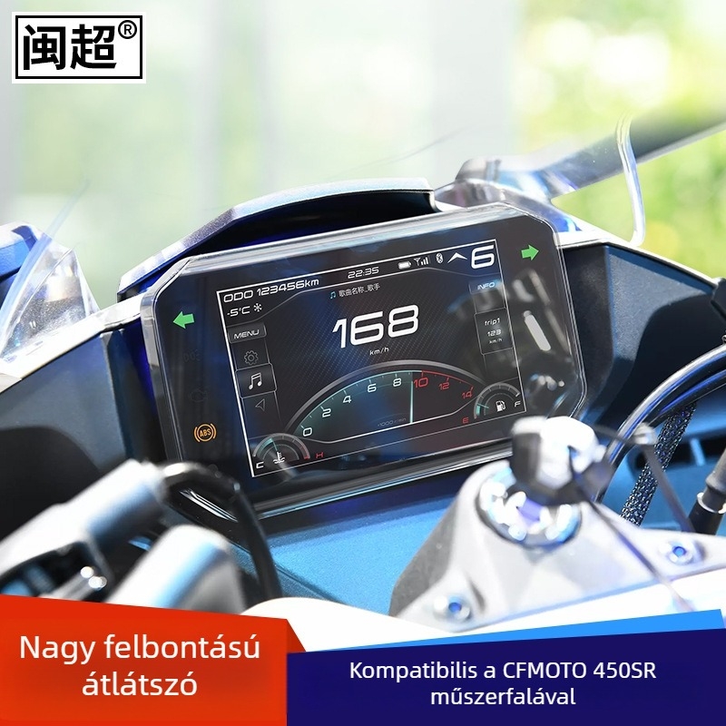 Min Chao műszerfal-kivitel és képernyőház Chunfeng 450SR/NK/MT motorkerékpárhoz – 23 modellhez illeszkedik, 250SR kijelző