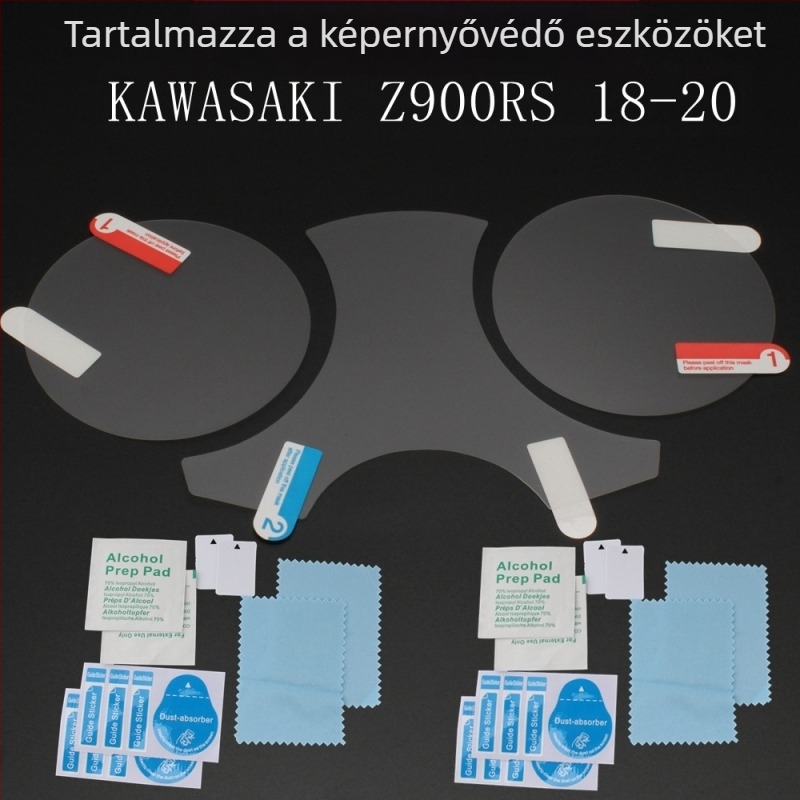 Kawasaki Z900RS és Z900RS Cafe műszerfal védőfilme