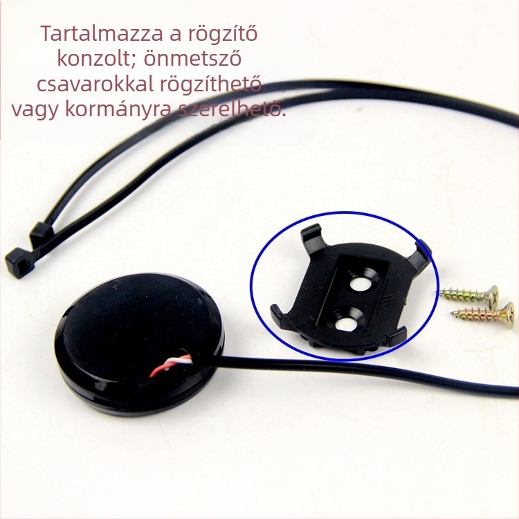 KOSO motorkerékpár feszültségmérő, 12V digitális kijelző, univerzális műszer
