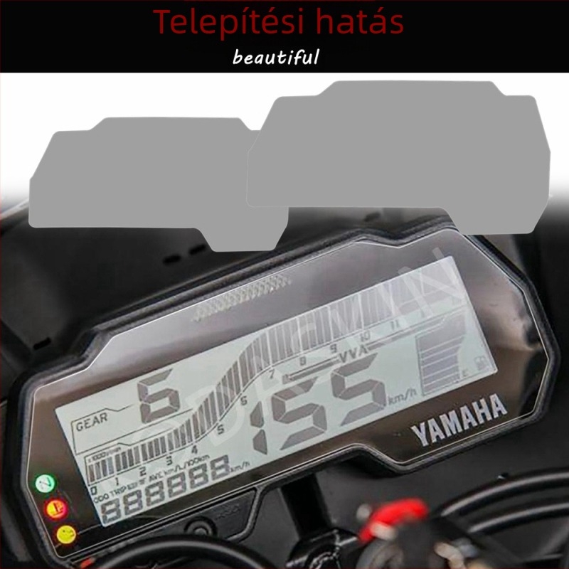 Műszerfalvédő fólia Yamaha R15 V3 / MT-15 / YZF-R125 / MT-125