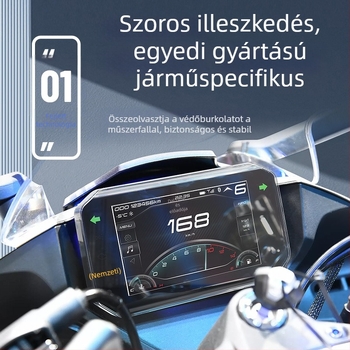 Ae8S Polar Core műszerfalfedél temperált kijelzővédő fóliával és vízálló védőburkolattal – módosítási kiegészítő Zeeho elektromos járműhöz
