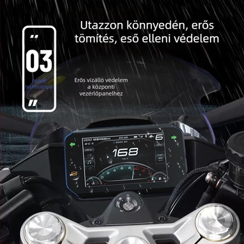 Ae8S Polar Core műszerfalfedél temperált kijelzővédő fóliával és vízálló védőburkolattal – módosítási kiegészítő Zeeho elektromos járműhöz