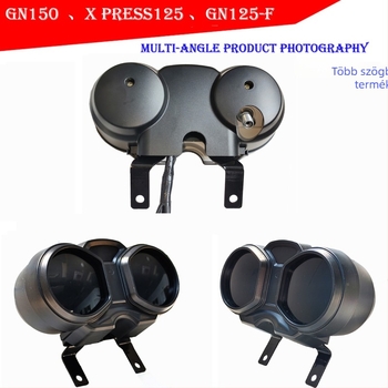Tiansheng digitális motorkerékpár sebességmérő GN150 GN125-F Xpress125 kompatibilis, 12V