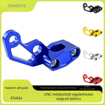 CNC motorkerékpár-módosítási alkatrészek elektromos járművekhez — fékolajcső csipesz, odométer-kábel vezető és kábel tartó