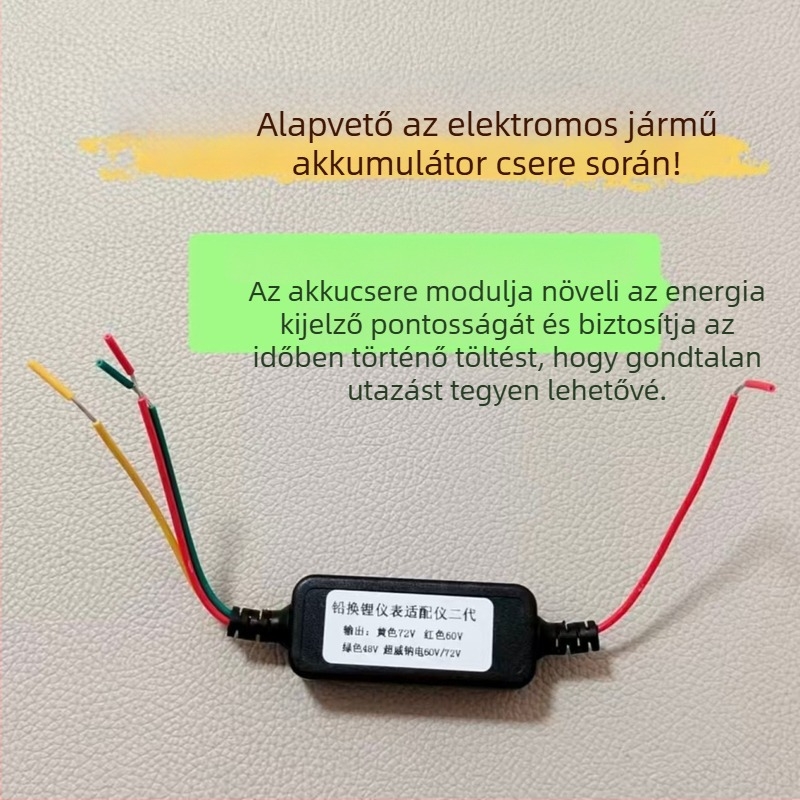 48V akkumulátor rendszerek feszültség kijelző kalibráló modul, ABS ház