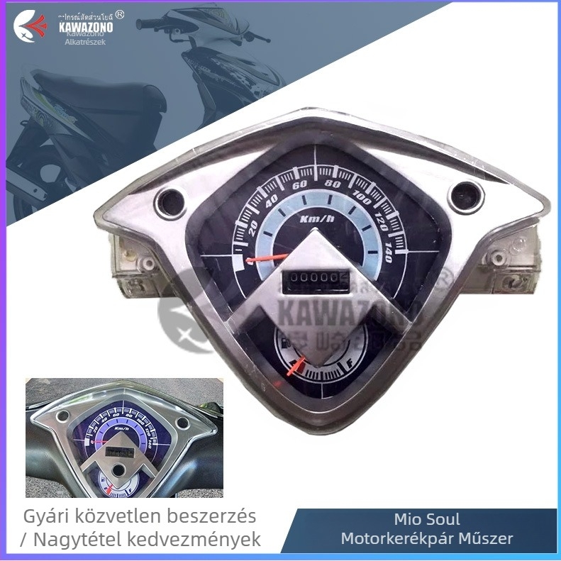 Motorkerékpár műszerfal Yamaha MIO Soul – ABS, tachométer, MB, 550 g