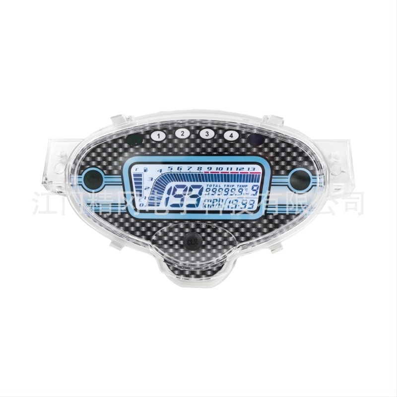 WAVE125-höz készült motorkerékpár LCD digitális műszer, 12V, JG márka