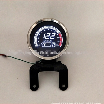 JG-076 12V univerzális retro LCD digitális mérőműszer motorkerékpárokhoz és elektromos járművekhez