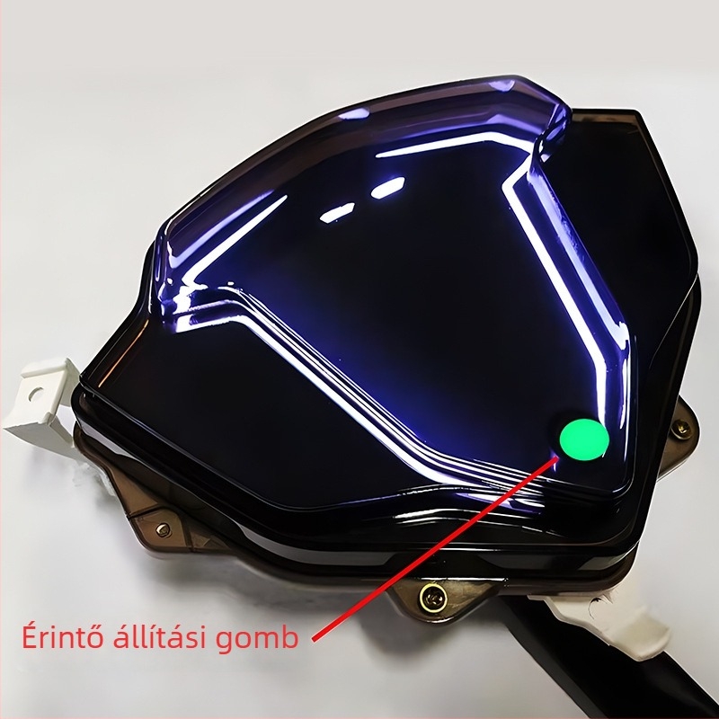 Motorkerékpár LCD műszerfal SRL115 FI / Lagenda 115Z – univerzális sebességmérő egység, 1% pontosság, tömeg 0,35 kg