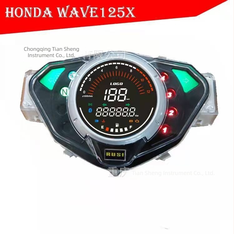 Tiansheng WAVE125X digitális LCD mérőkészülék, PMMA/PP anyag, 1% mérési pontosság, 850 g