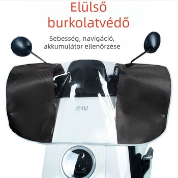 Elektromos jármű előtti esővédő huzat — Oxford szövet, központi vezérlőpanel védelme, por- és vízálló, logó nyomtatás elérhető