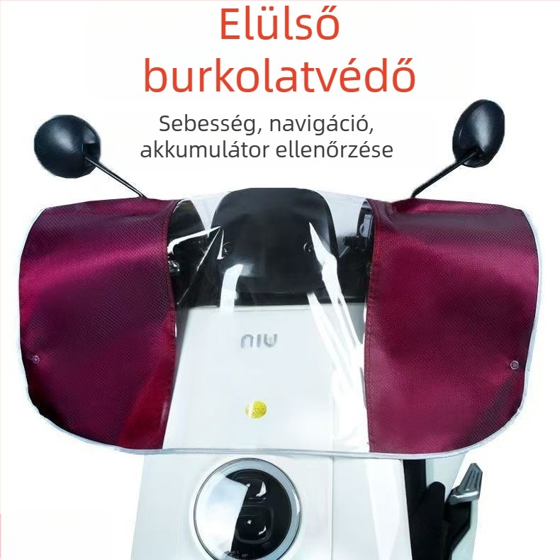 Elektromos jármű előtti esővédő huzat — Oxford szövet, központi vezérlőpanel védelme, por- és vízálló, logó nyomtatás elérhető