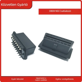 OBD2 női csatlakozó autódiagnosztikához – OBD diagnosztika, 12V, -20°C-tól 85°C-ig