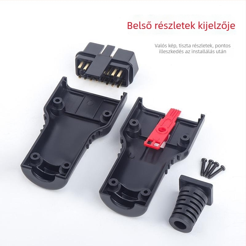 OBDII aranyozott 16-pontos autódiagnosztikai csatlakozó - hibakereső, 9-16 V, -20°C-tól 80°C-ig