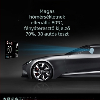 Autós HUD kijelző – OBD hiba észlelés, lebegő képi vetítés, navigáció, kód törlése — Modell 985 — Akkumulátoros üzemmód • Kézi vezérlés • Bemeneti jel: Egyéb