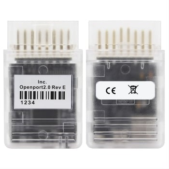 OpenPort 2.0 ECU Flash eszköz — autóhiba detektor, motor diagnosztika, 9-16 V, -20–80 °C