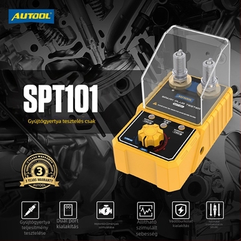 AUTOOL SPT101 Gyújtógyertya detektor – 110/220 V, gyújtórendszer diagnosztika