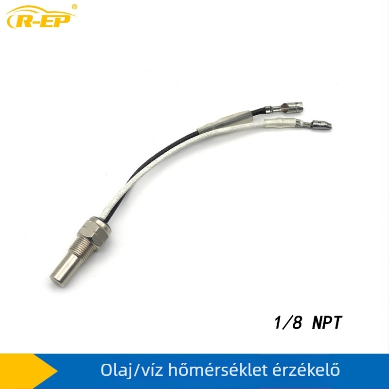 Autóipari műszer – XH-6288, rozsdamentes acél, 1/8 NPT menet, 12V, víz- és olajhőmérséklet méréséhez
