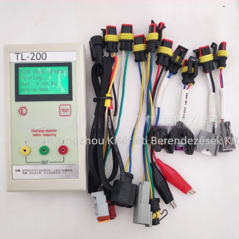 TL-200 autódiagnosztikai detektor LCR-észlelés, 9V tápegység, 20°C működési hőmérséklet, piezoelektrikus teszter