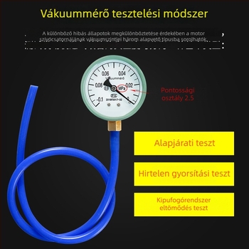 Autóipari vákuumnyomás-mérő és vákuumteszter pozitív és negatív nyomás tesztelésére