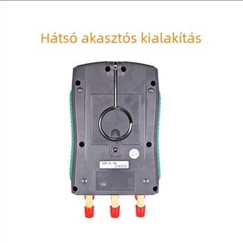 Digitális hűtőközegnyomásmérő készlet autó- és háztartási klímaberendezésekhez, karbantartási és töltési készlet, DY517A