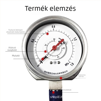 Digitális nyomásmérő (pontosság 1.6)