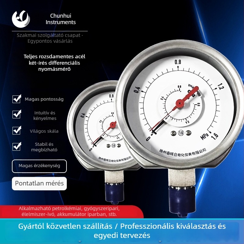 Digitális nyomásmérő (pontosság 1.6)