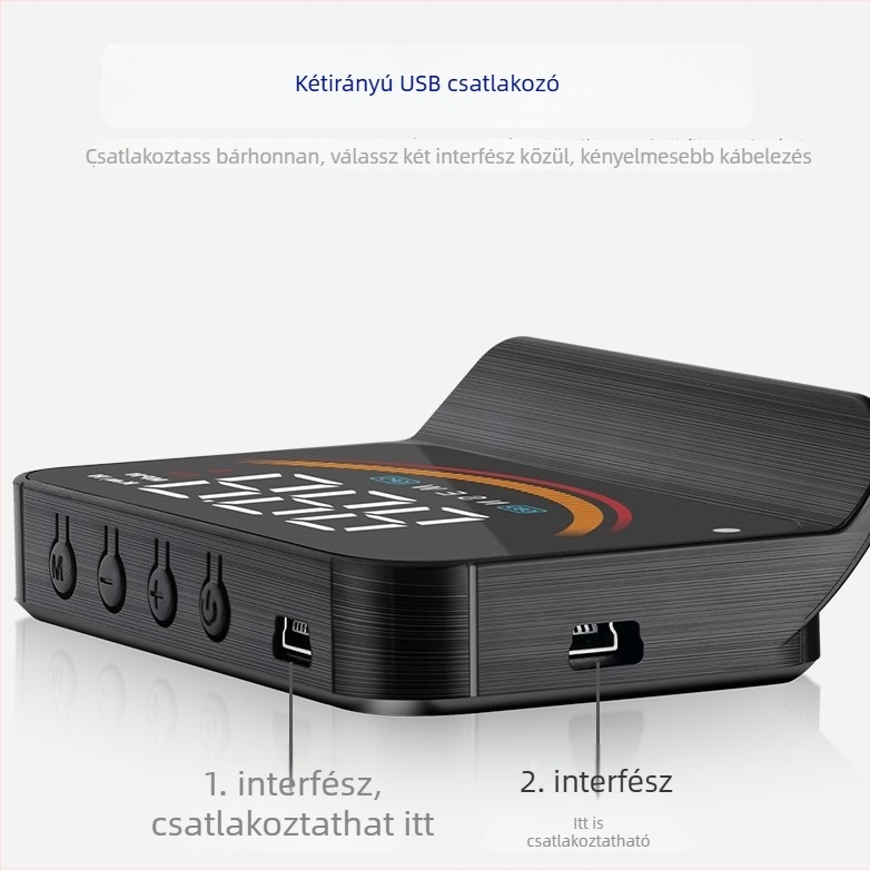 Weiying HUD autó kijelző M11, OBD táplálás, LED kijelző, univerzális modell