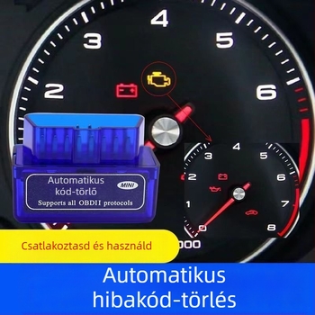 OBD2 motordiagnosztikai eszköz: automatikus kód-tisztítás, ellenőrző dekóder, modellblokkoló és hiba lámpa kódjainak észlelése